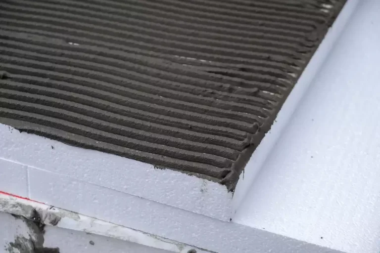 Ragréage sur polystyrène extrudé