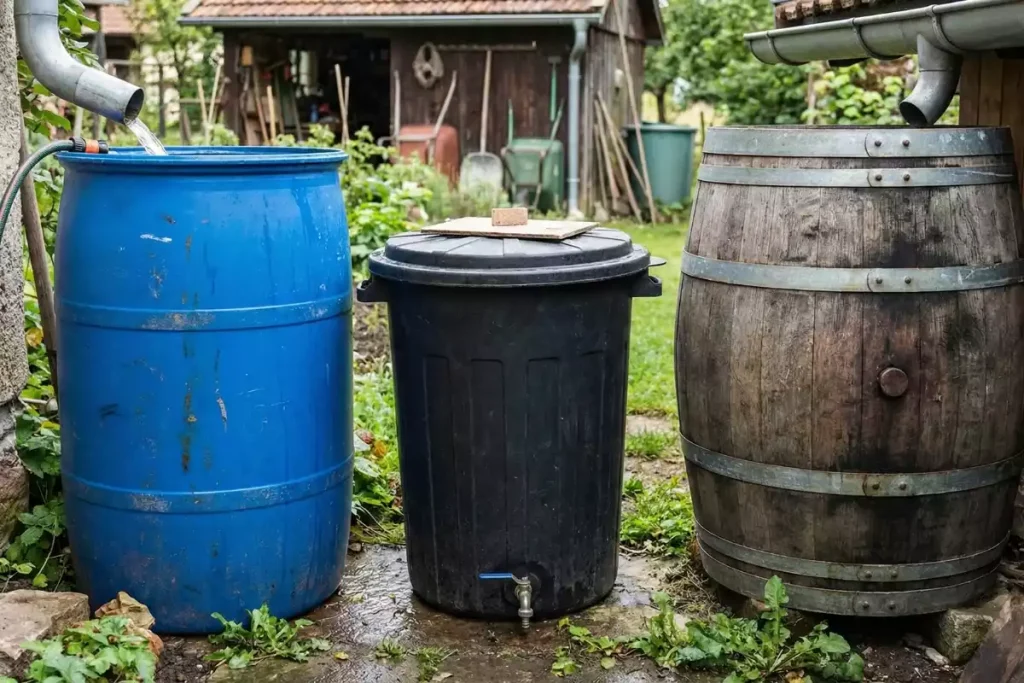 fabriquer un récupérateur eau de pluie économique