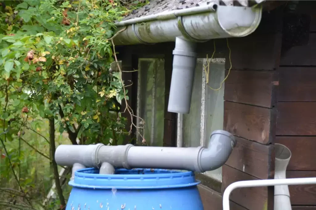 fabriquer un récupérateur eau de pluie extérieur