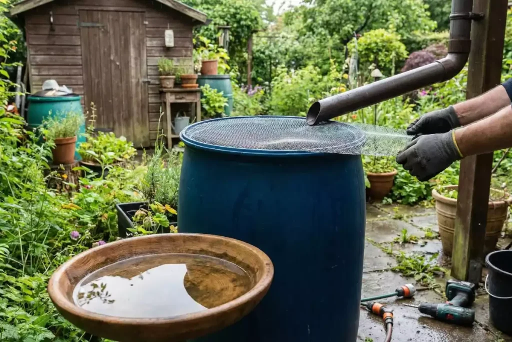 fabriquer un récupérateur eau de pluie soi-même