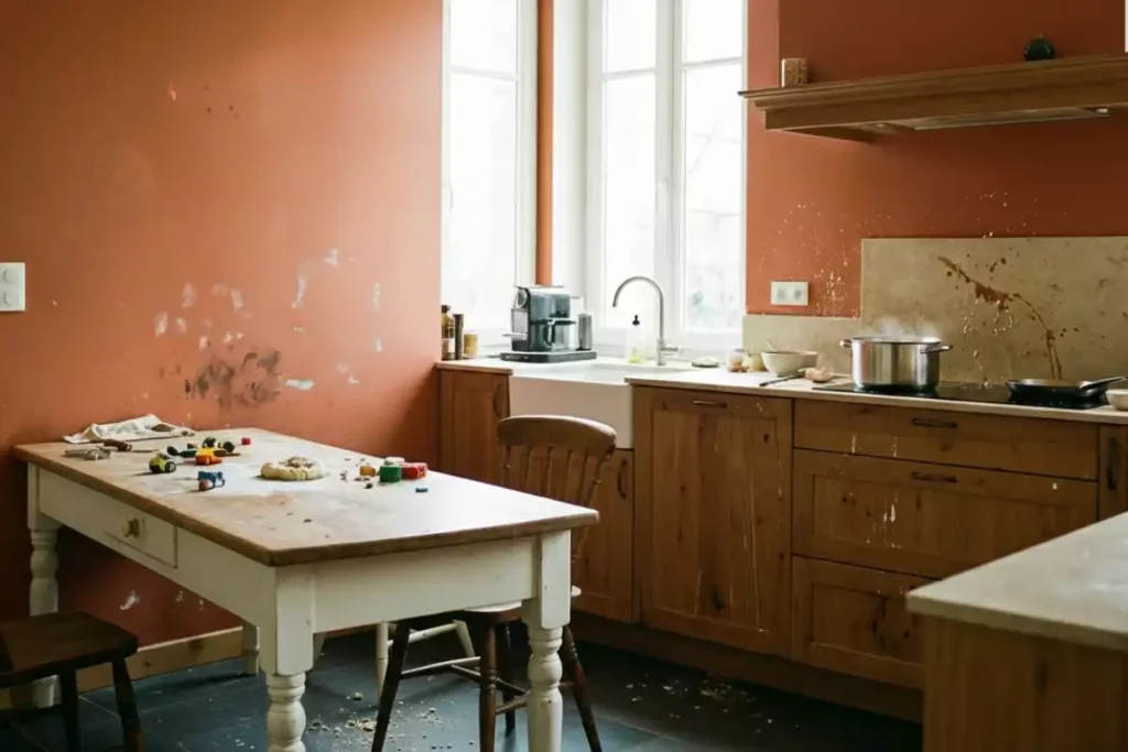 la couleur de plan de travail cuisine