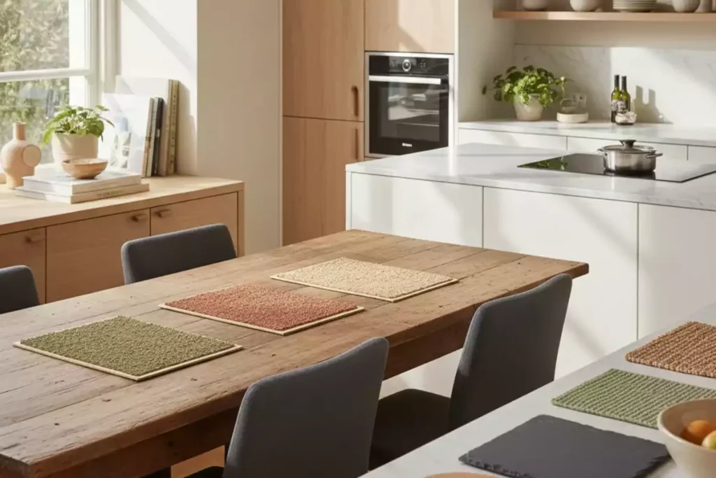 la couleur du plan travail de la cuisine