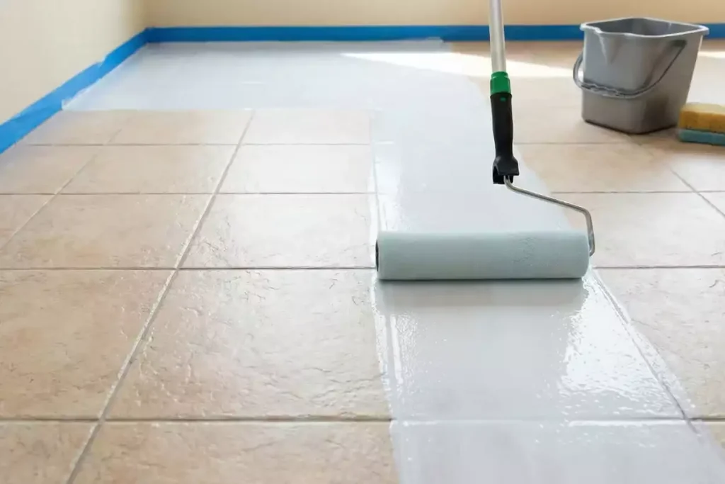 primaire sur ragréage avant carrelage application