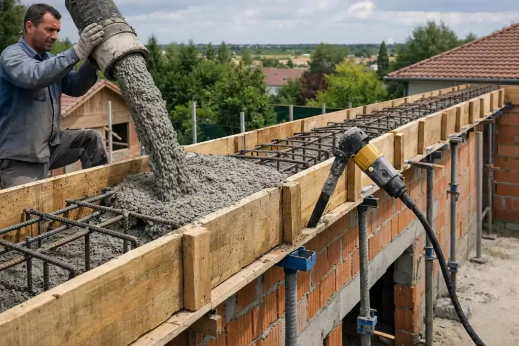 chainage beton extension 3 murs