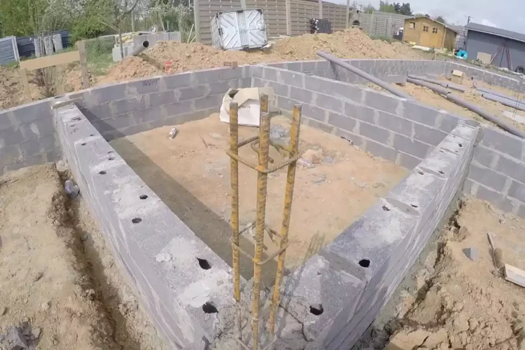 chainage maison extension 3 murs