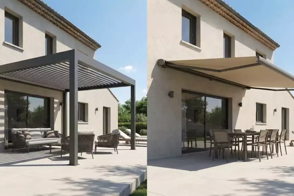 choisir pergola ou store banne