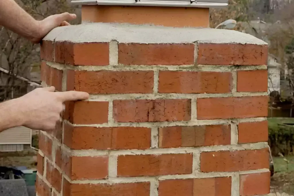 eau de pluie dans le conduit de cheminée
