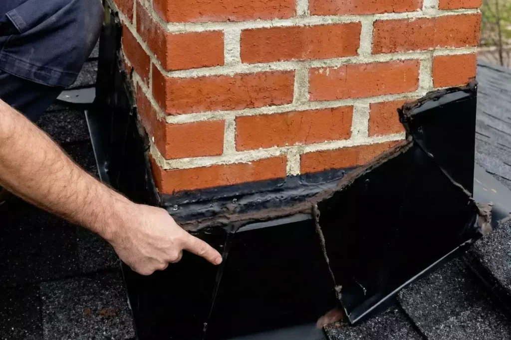 problème eau de pluie conduit de cheminée