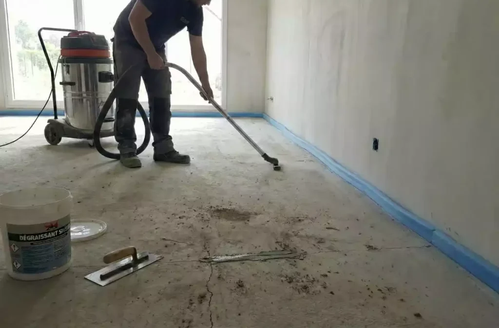 ragréage sur dalle béton