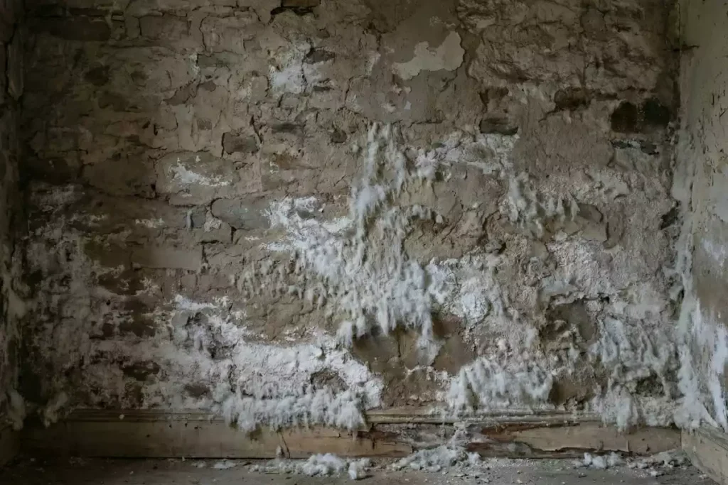 salpêtre dans maison ancienne