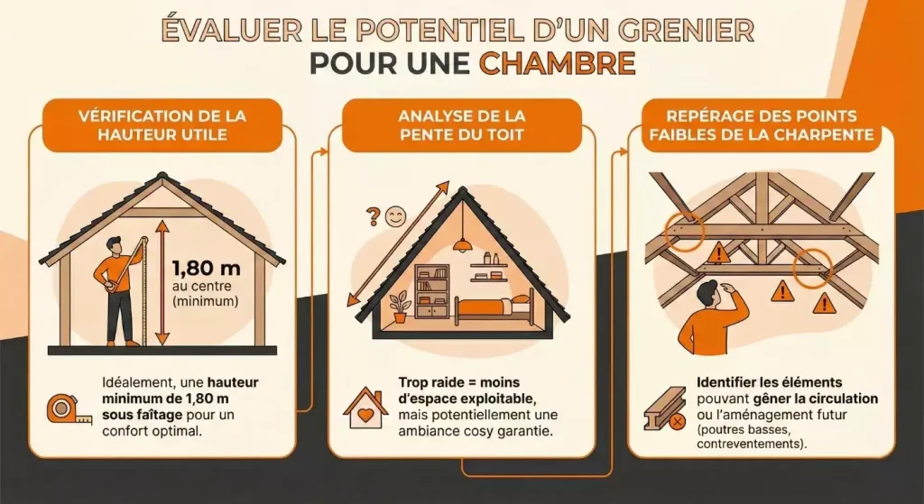 transformer grenier en chambre