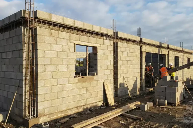 chaînage mur parpaing