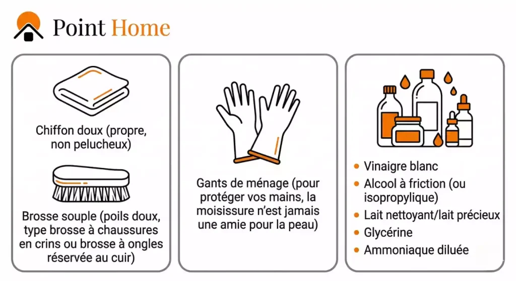 comment nettoyer la moisissure sur le cuir