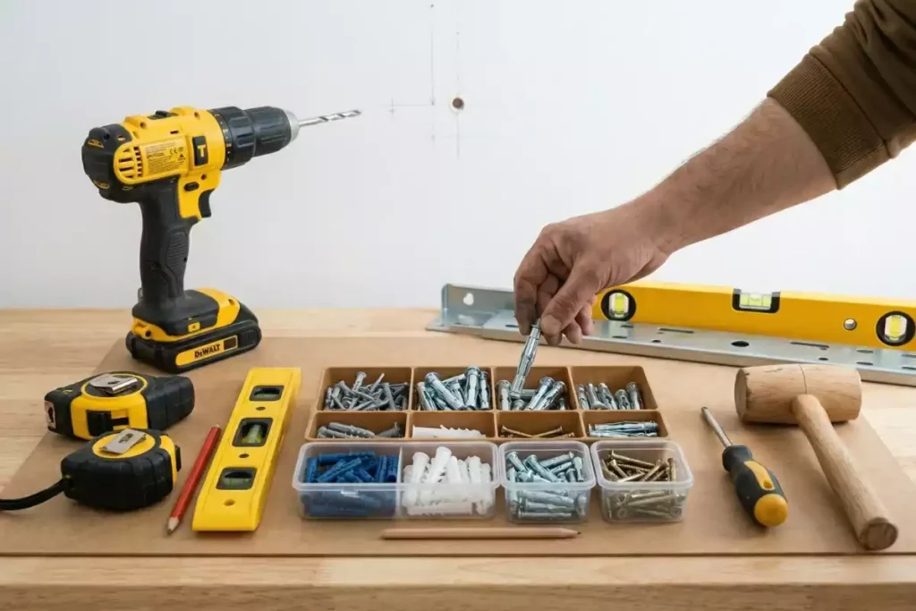 fixer meuble tv au mur