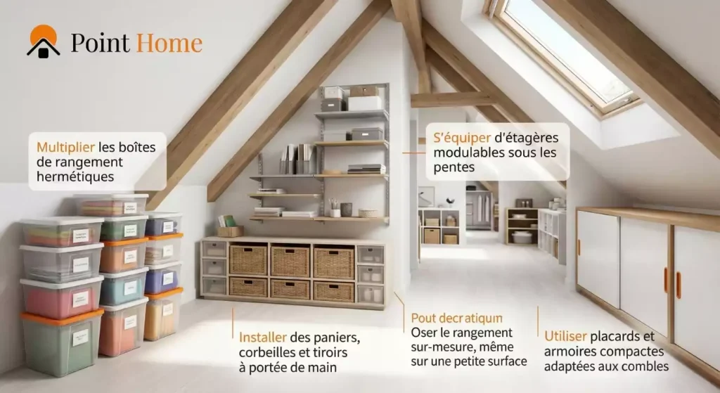 idee de rangement grenier