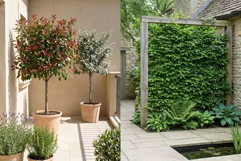 arbre palissé terrasse brise vue