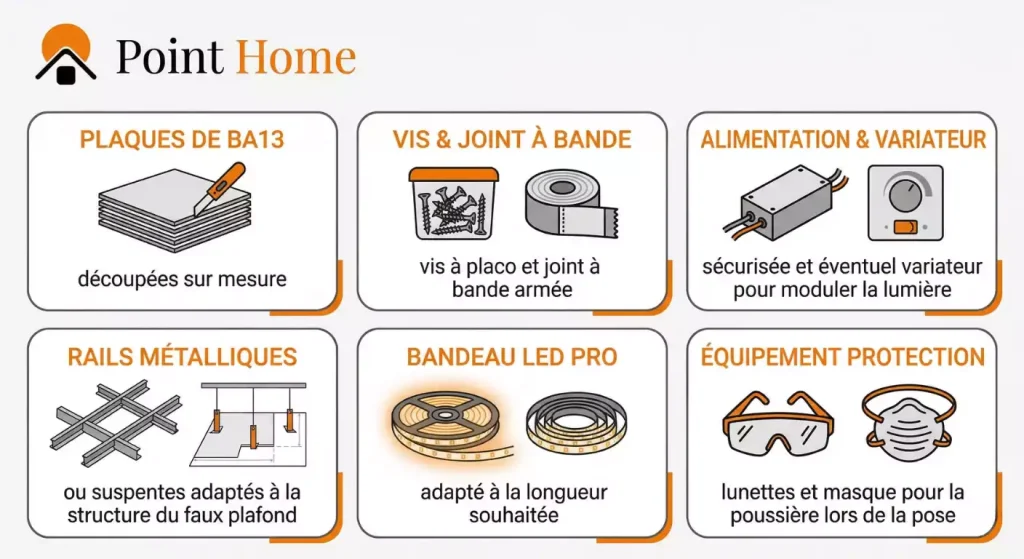 gorge lumineuse placo conseil installation
