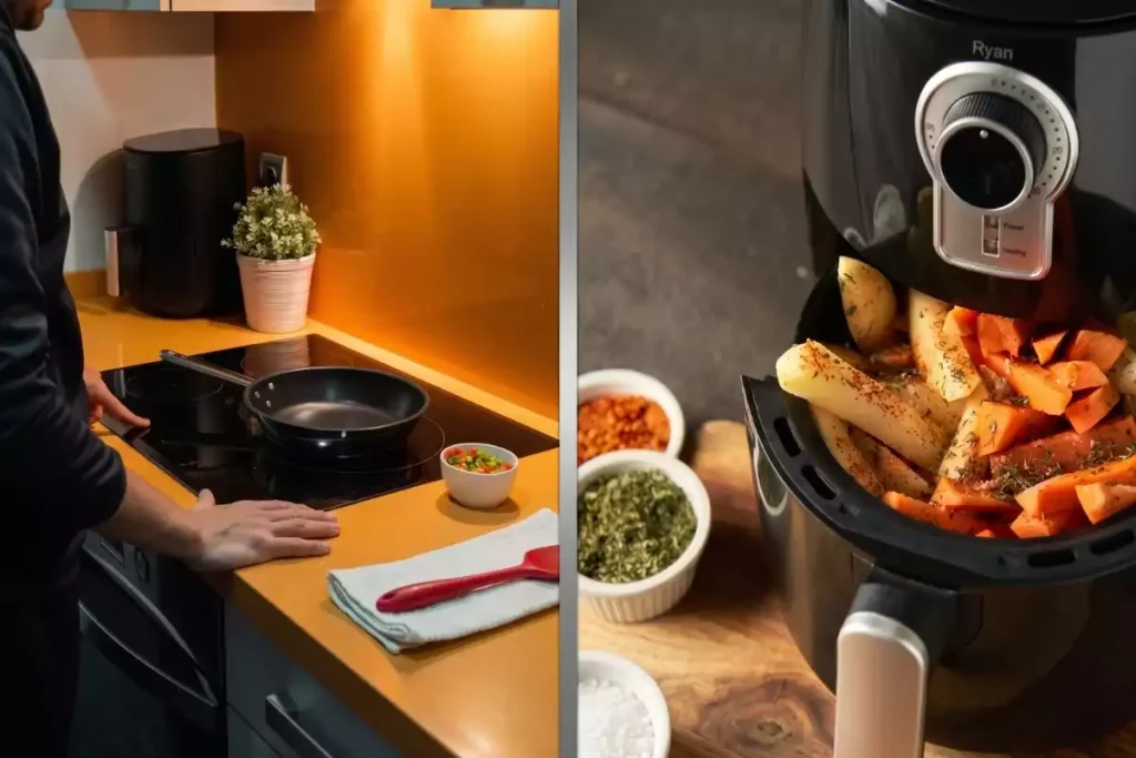 air fryer vs plaque induction