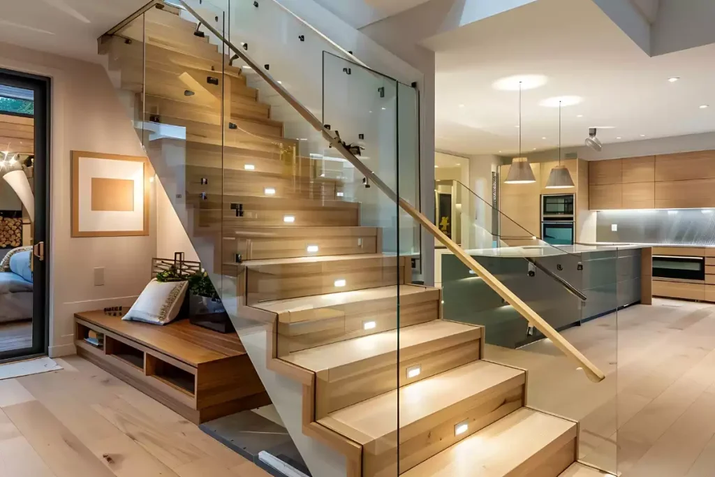 aménagements sous escaliers gain de place