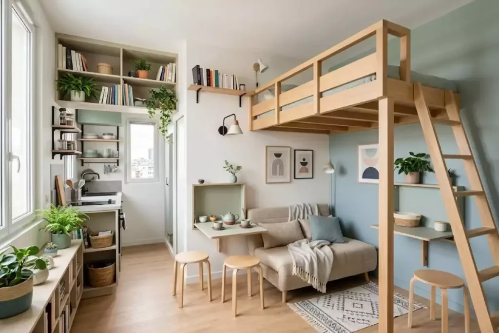 amenager petit studio 20 m2
