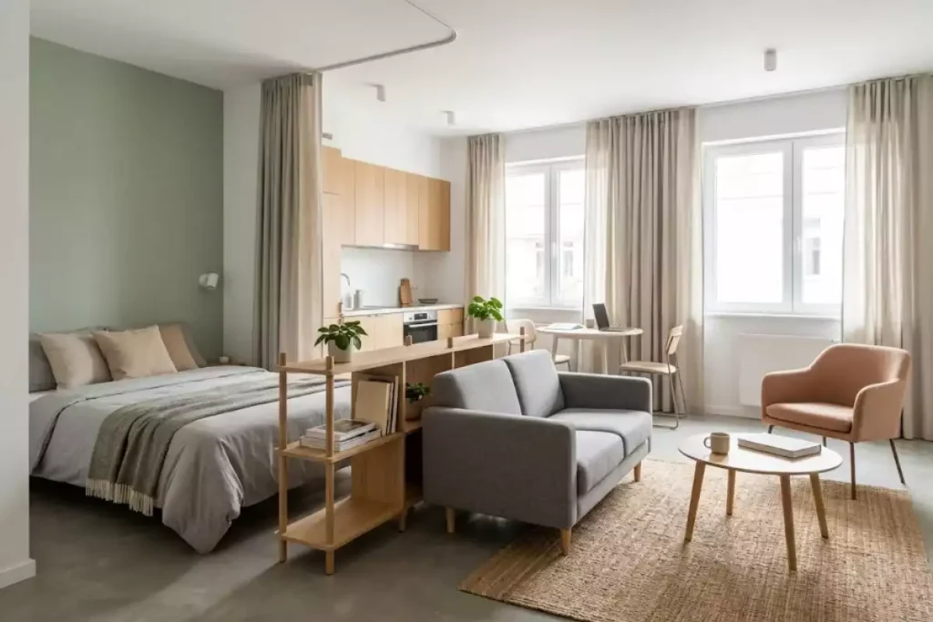 comment amenager studio 20 m2