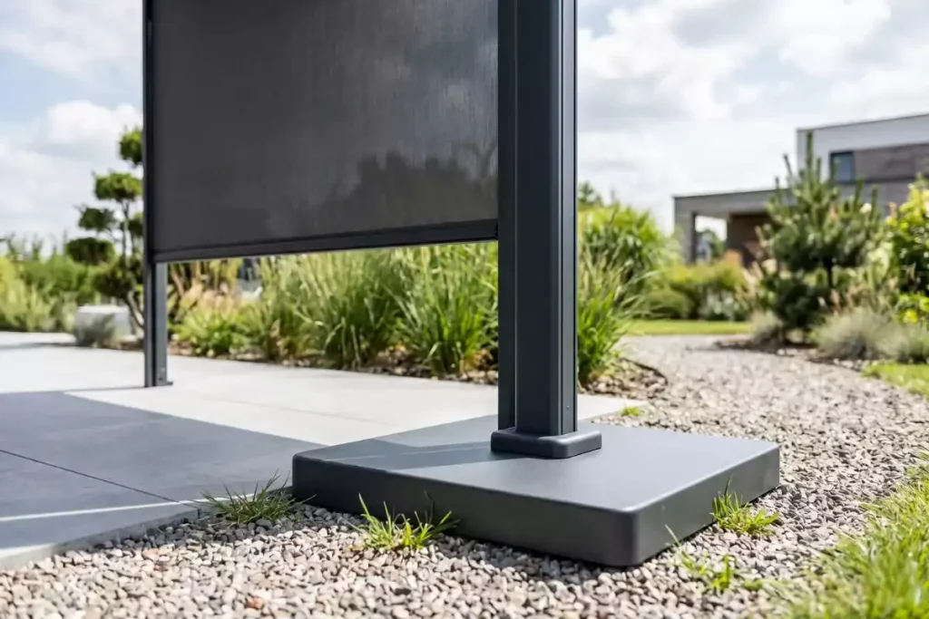 comment mettre un brise vue retractable sans mur
