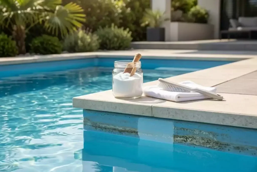comment nettoyer liner piscine bicarbonate de soude