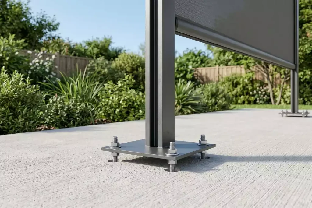 fixer brise vue retractable sans mur rapidement