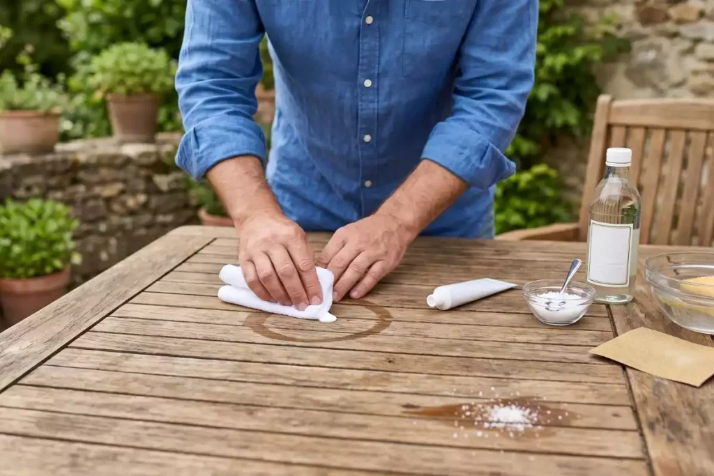 nettoyer teck bicarbonate de soude
