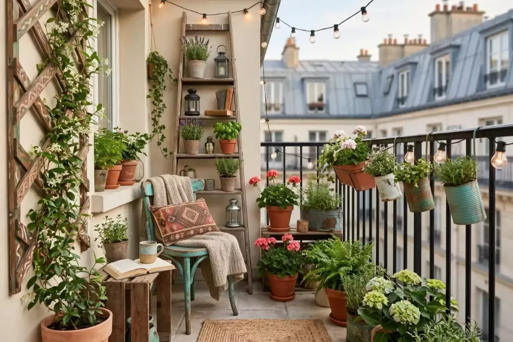 gagner de la place sur un petit balcon