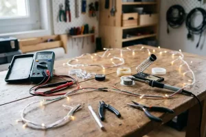 reparer guirlande led 3 fils