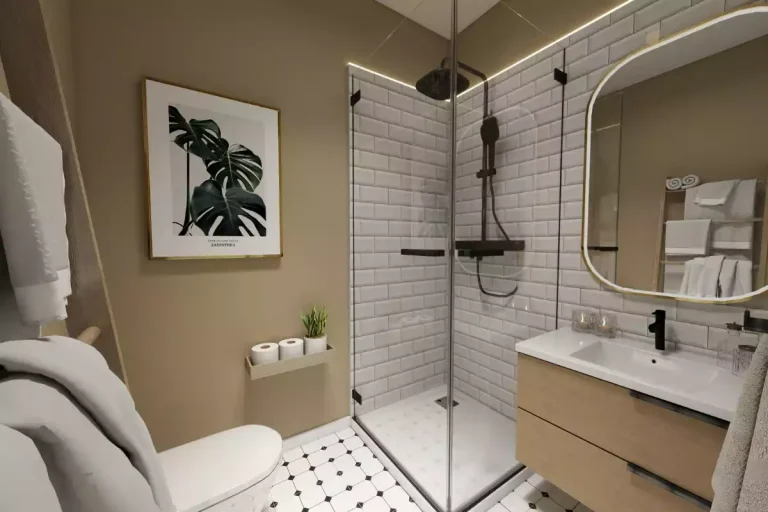 petite salle de bain moderne