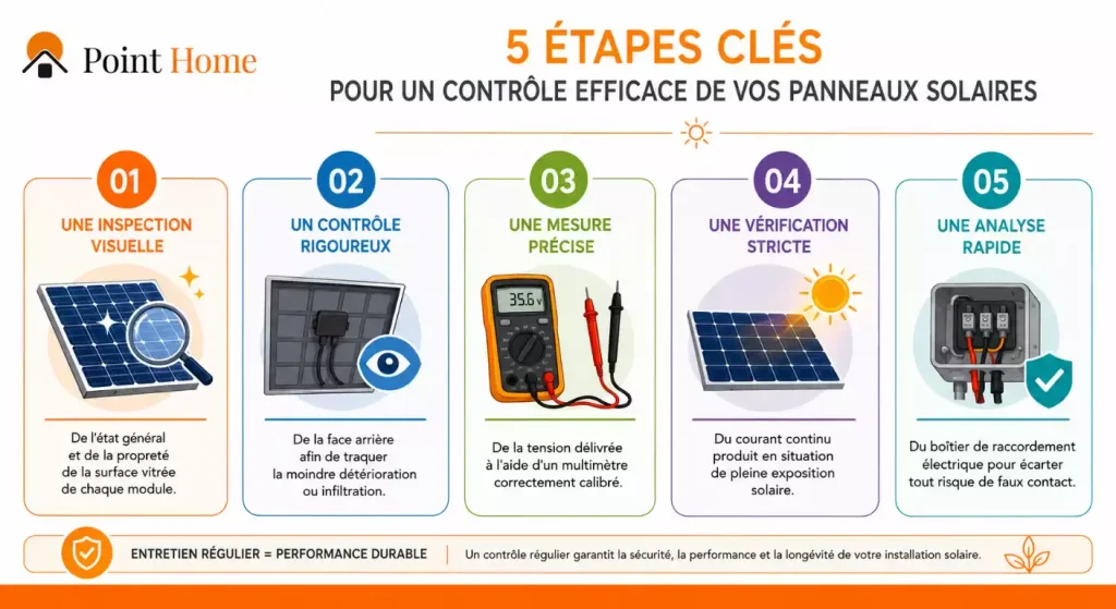 savoir si panneau solaire fonctionne