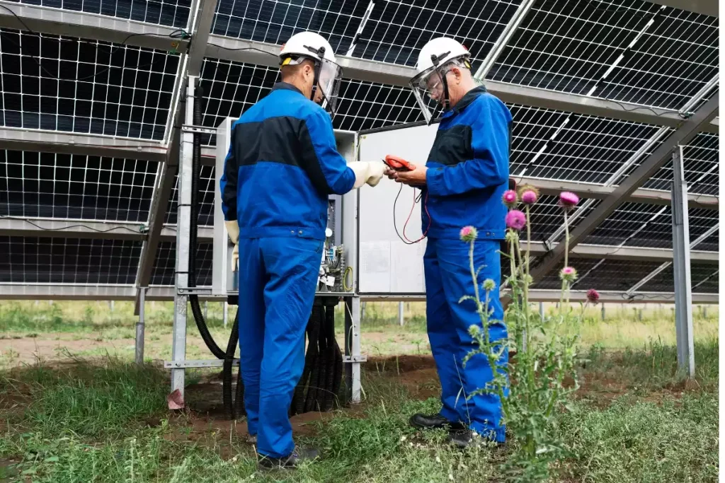 test panneau solaire fonctionne