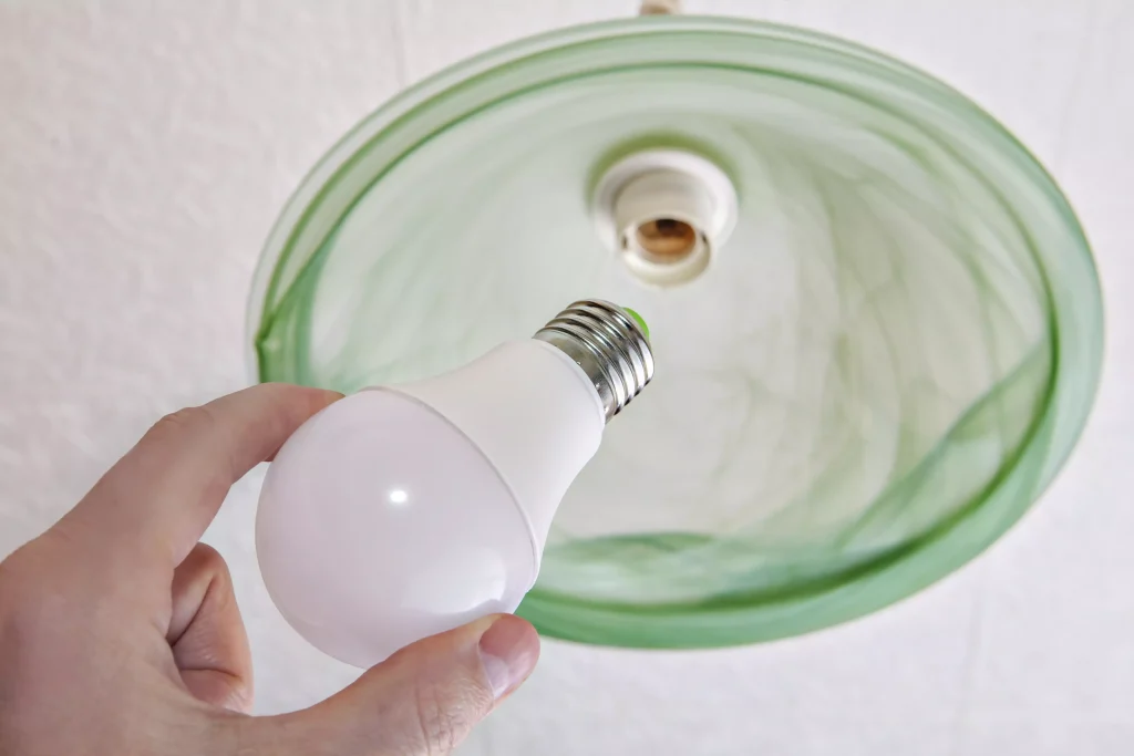 Ampoule LED avec culot E27 pour plafonnier