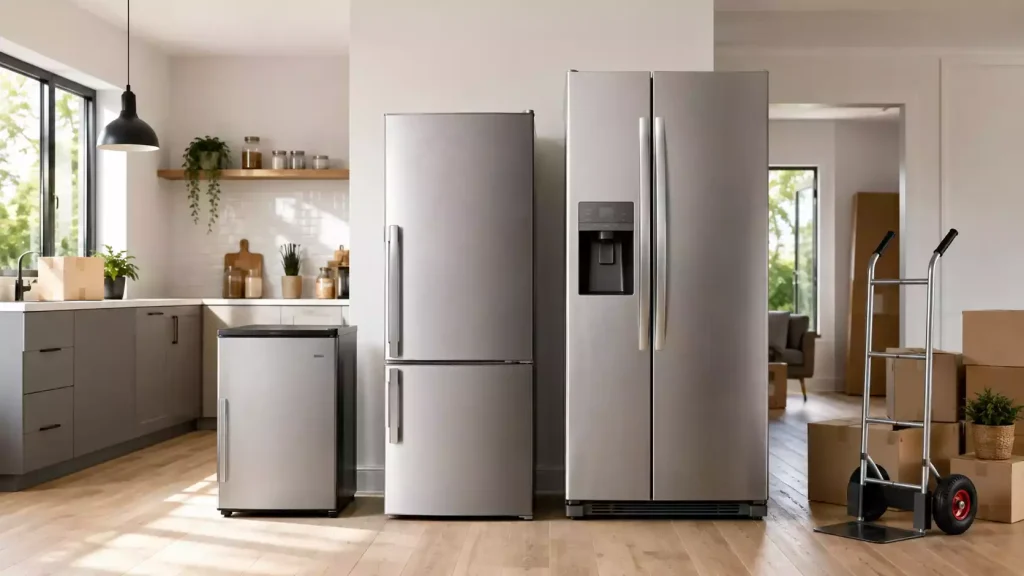 Quel est le poids d'un frigo selon son type, sa capacité et son équipement